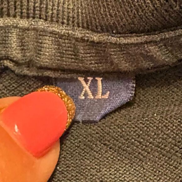 Large POLO Ralph Lauren Golf Long Sleeve 100% Pima Cotton #preppy Spring Winter - Picture 3 of 5